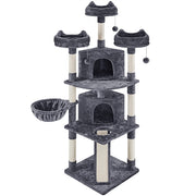 192cm Large Cat Tree – Multi-Level Cat Tower with Condo, Scratching Posts & Cat-Ear Perches