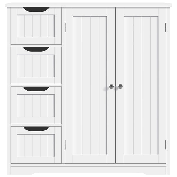 Furniture Organizer for Bathroom Wooden Bathroom Floor Cabinet