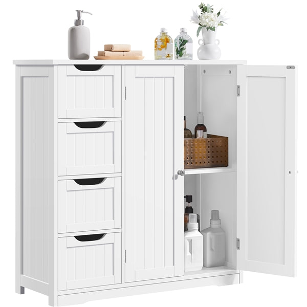 Furniture Organizer for Bathroom Wooden Bathroom Floor Cabinet