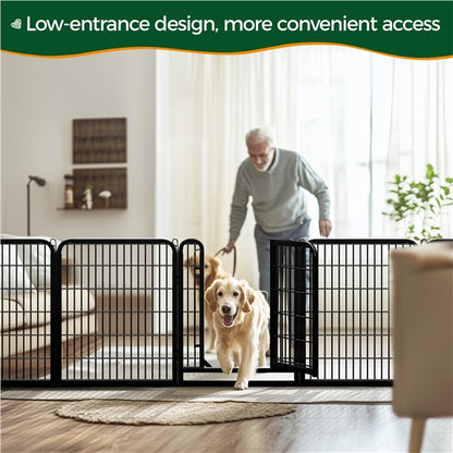 24 Panels Heavy Duty Dog Pen Playpen Dog Cat Exercise Barrier