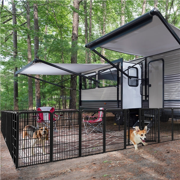 16 Panels Heavy Duty Dog Pen Playpen Dog Fence