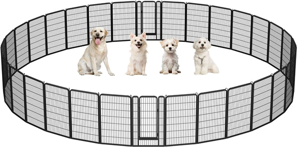 24 Panels 120CM Tall Dog Playpen Panels Pet Playpen Dog Pen Pet Fence