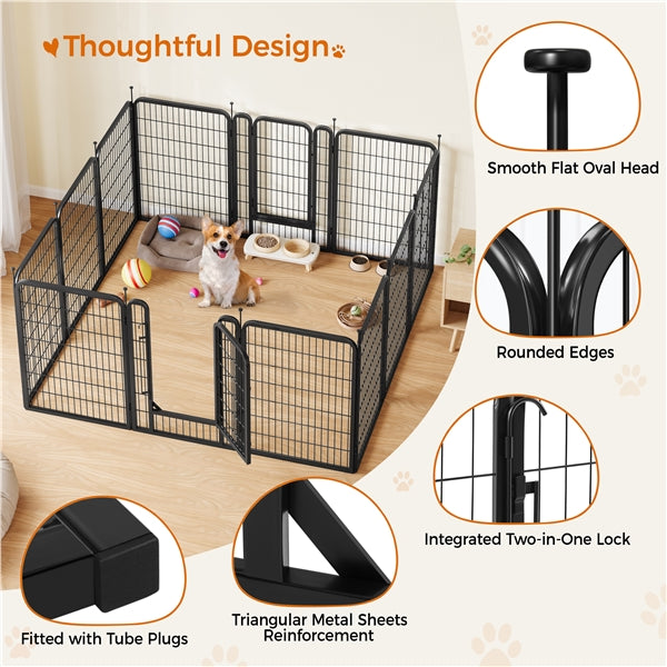 16pcs Heavy Duty Foldable Metal Pet Playpen Dog Playpen Dog Pen