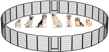 32 Panels Metal Pet Playpen Dog Pen PlayPen Pet Fence