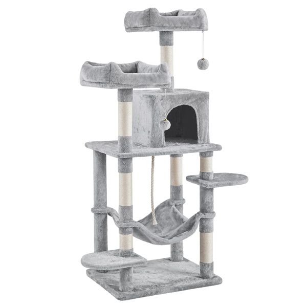 Multilevel Cat Tree Cat Tower Cat Scrathing Posts With Hammock
