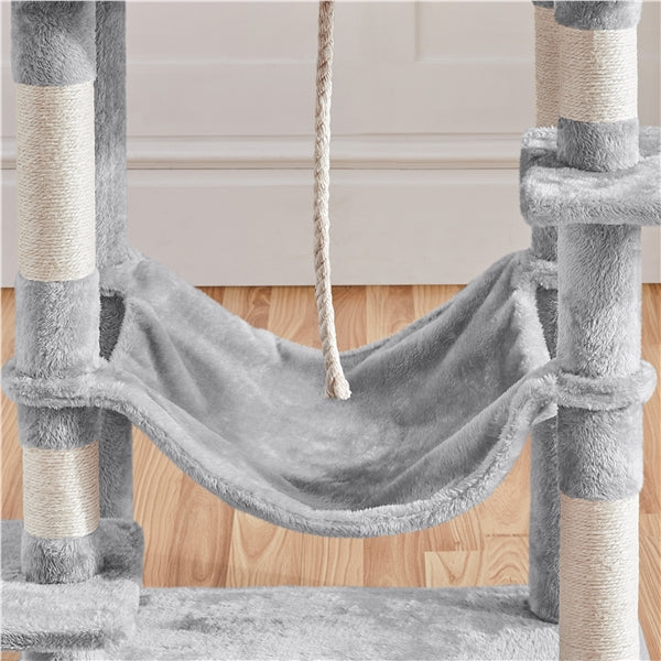 Multilevel Cat Tree Cat Tower Cat Scrathing Posts With Hammock