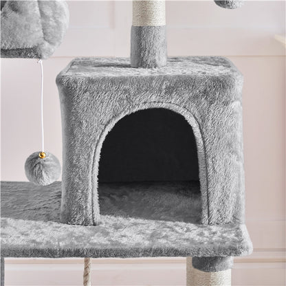Multilevel Cat Tree Cat Tower Cat Scrathing Posts With Hammock