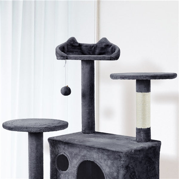 203 cm H Plush Cat Tree Multilevel Indoor Cat Tower