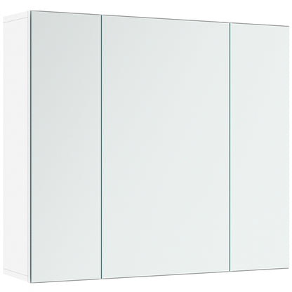 Frameless Mirror Cabinet Bathroom Mirror with Storage Wall-Mounted Storage Cabinet