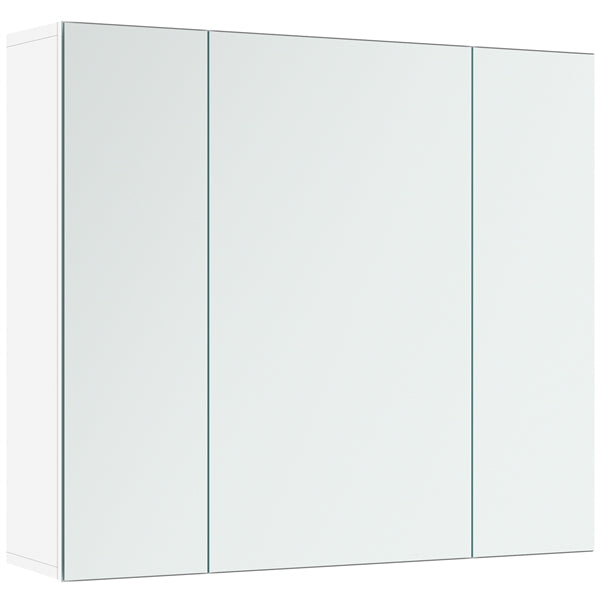 Frameless Mirror Cabinet Bathroom Mirror with Storage Wall-Mounted Storage Cabinet