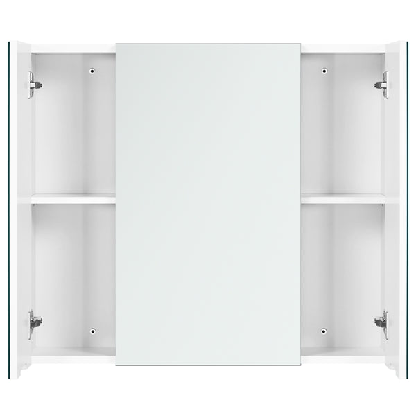 Frameless Mirror Cabinet Bathroom Mirror with Storage Wall-Mounted Storage Cabinet