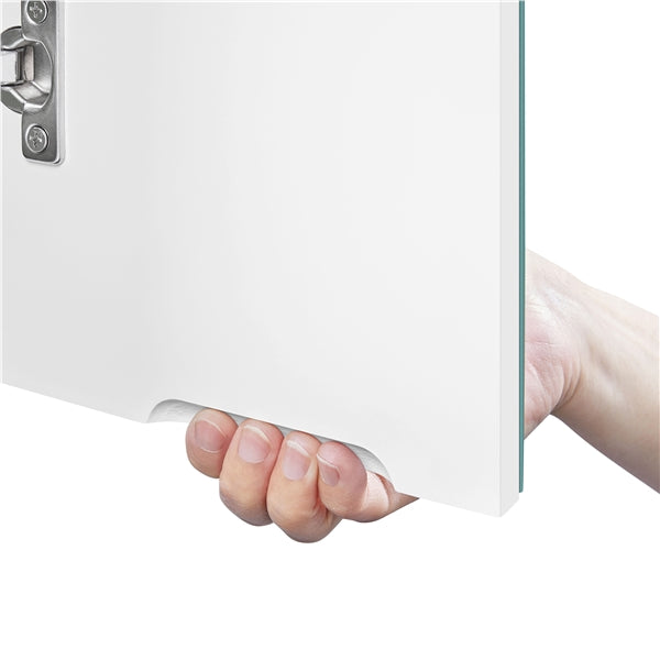 Frameless Mirror Cabinet Bathroom Mirror with Storage Wall-Mounted Storage Cabinet