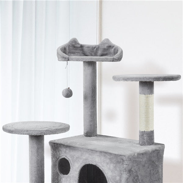 Yaheetech 80" Tall Cat Tree — Extra Large Multi-Level Cat Tower with Big Condo, Ladder & Scratching Posts