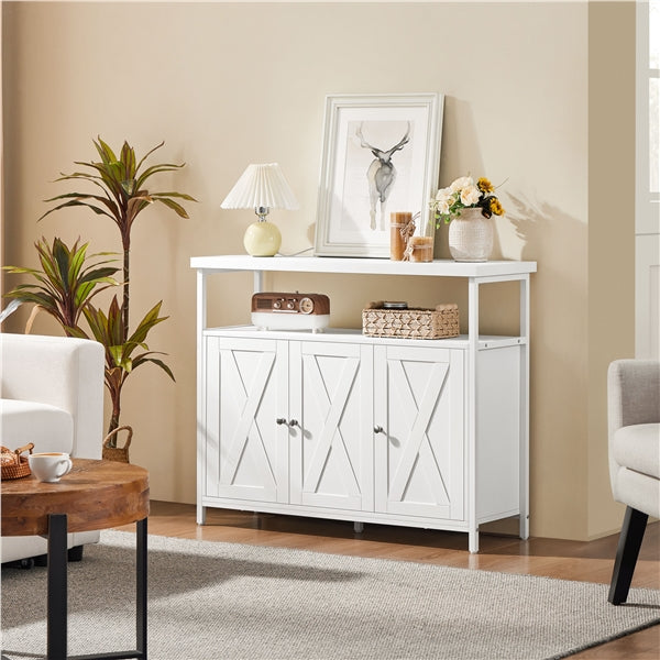 Wooden 3-Door Sideboard Buffet Cabinet Dining Room/Kitchen Storage Cabinet