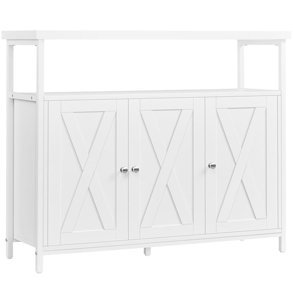 Wooden 3-Door Sideboard Buffet Cabinet Dining Room/Kitchen Storage Cabinet