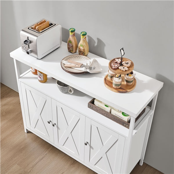 Wooden 3-Door Sideboard Buffet Cabinet Dining Room/Kitchen Storage Cabinet