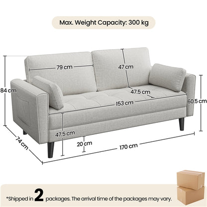 1x 2-seater sofa and 2x suited oversized armchair Sofa Set