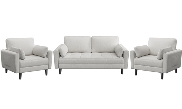 1x 2-seater sofa and 2x suited oversized armchair Sofa Set