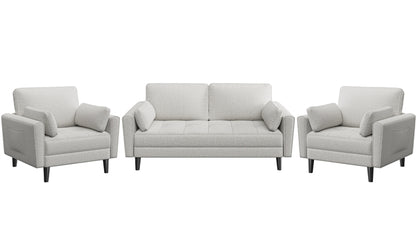 1x 2-seater sofa and 2x suited oversized armchair Sofa Set