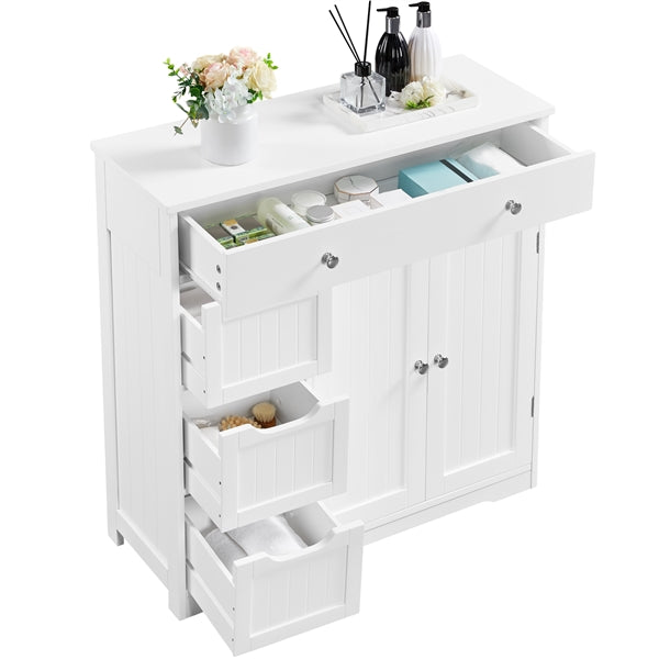 Modern Wooden Bathroom Storage Cabinet Freestanding Floor Cabinet