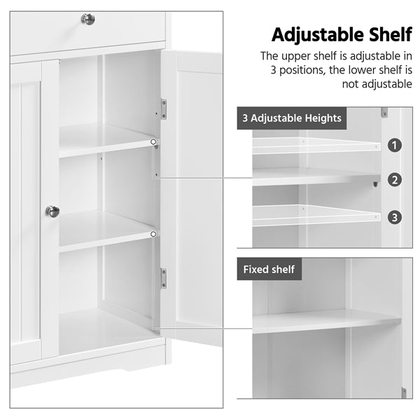 Modern Wooden Bathroom Storage Cabinet Freestanding Floor Cabinet