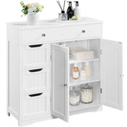 Modern Wooden Bathroom Storage Cabinet Freestanding Floor Cabinet