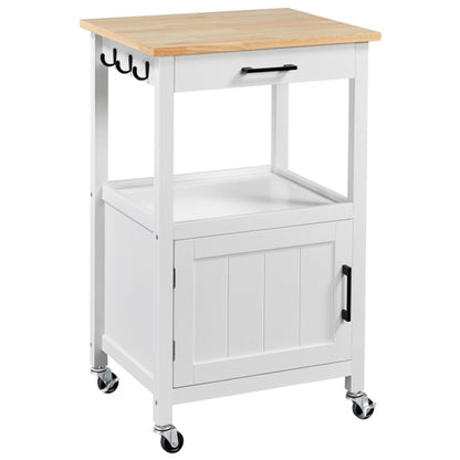 Kitchen Island Cart Storage Rolling Kitchen Cart W/Wheels