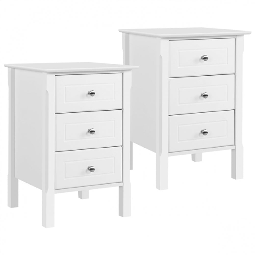2pcs Bedside Table Side Table End Table Nightstand