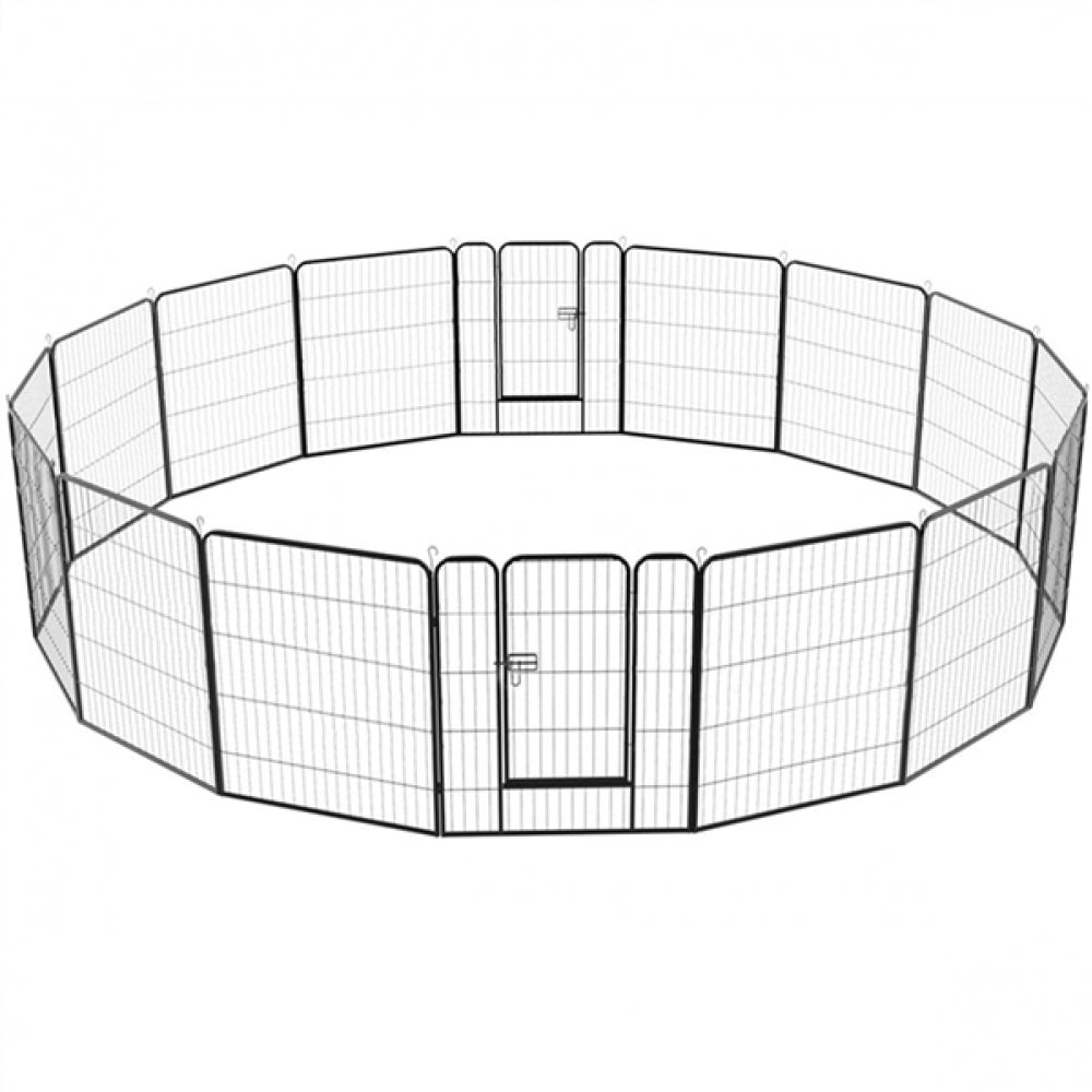 16 Panels Heavy Duty Dog Pen 10.8 Merters Long