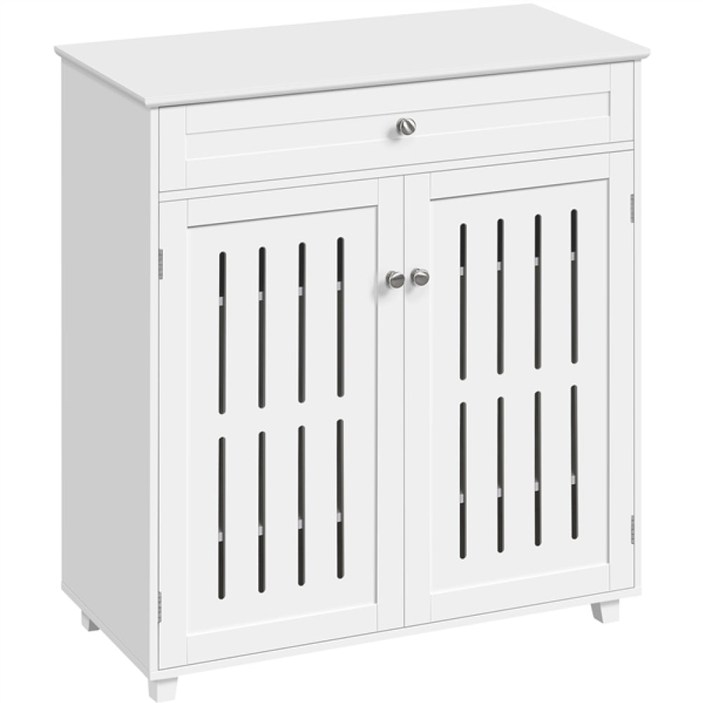 4 Tier Shoe Storage Cabinet 1 Drawer Closed Adjustable Shoes Rack