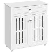 4 Tier Shoe Storage Cabinet 1 Drawer Closed Adjustable Shoes Rack
