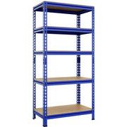 5-Tier Utility Shelves Adjustable Metal Shelving Units