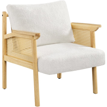 Boucle Upholstered Accent Chair Lounge Chair