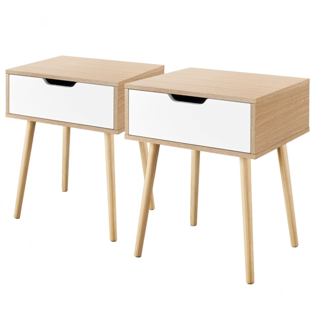 2pcs Brand New Bedside Table Nightstand End Table Nightstand