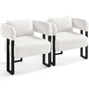 2pcs Accent Chair Armchair