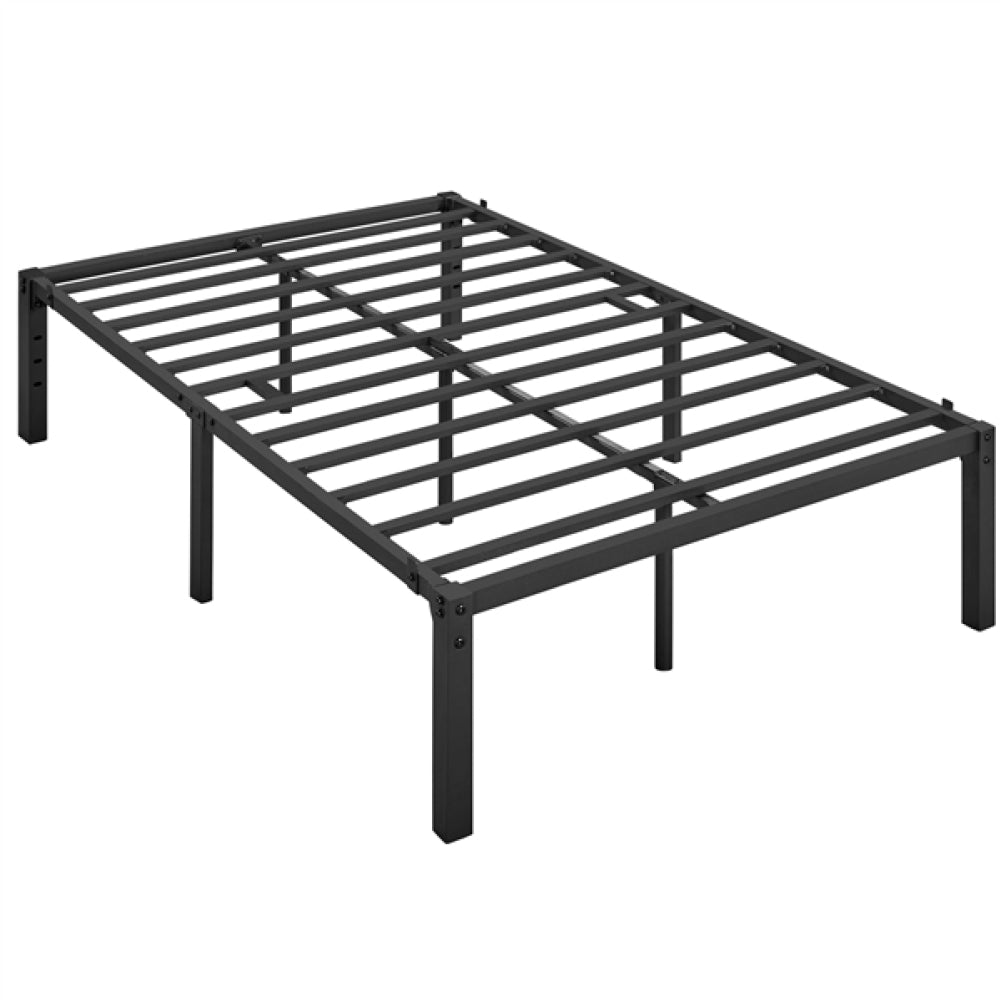 Double Metal Bed Frame with Heavy Duty Steel Slat Support