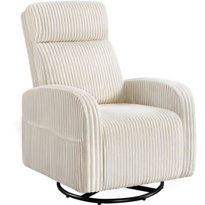 360-Degree Swiveling Nursing Glider Chair Rocking Chair
