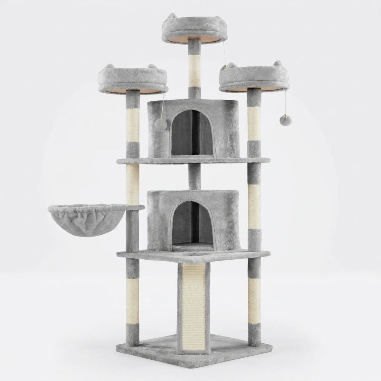 Large Cat Tree Big Cat House Plush Cat Tower