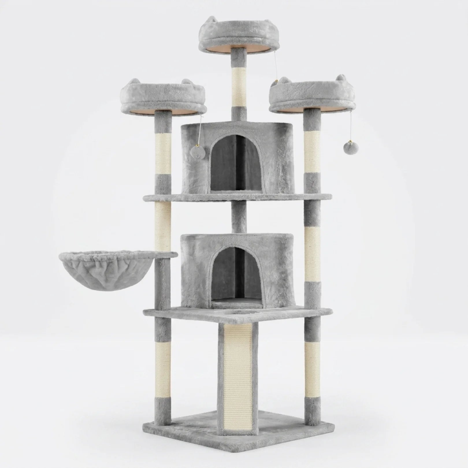Large Cat Tree Big Cat House Plush Cat Tower