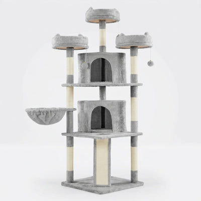 Large Cat Tree Big Cat House Plush Cat Tower