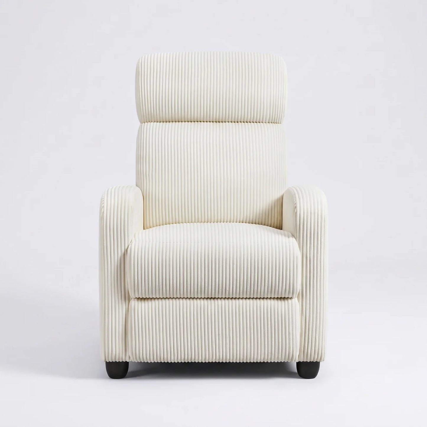 Recliner Chair Corduroy Recliner Sofa Adjustable Modern Single Reclining Chair