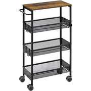 4-Tier Storage Trolley Kitchen Trolley