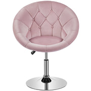 Makeup Vanity Chair Tufted Style Barrel Chair