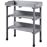 3-layer Outdoor Potting Bench Gardening Table