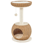 Rattan Cat House Cat Tower