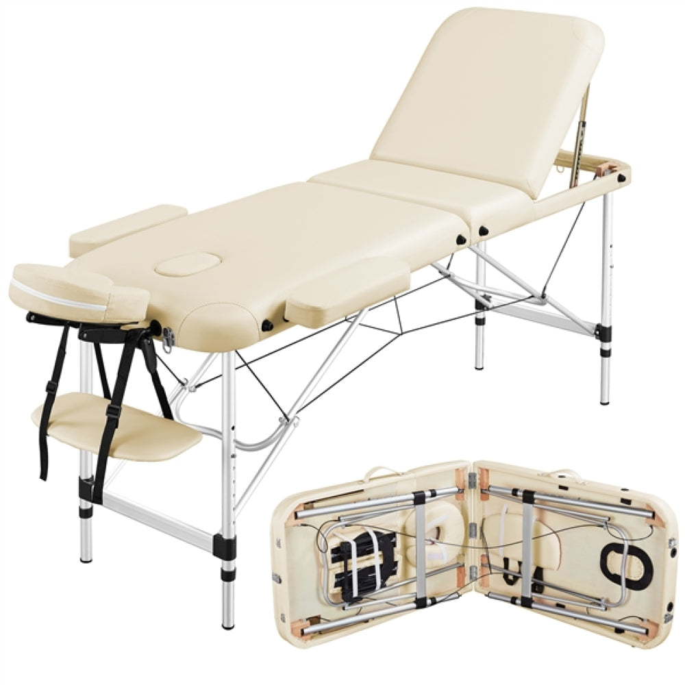 Professional 3 Fold Massage Bed Adjustable Massage Equipment