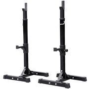Pair of Adjustable Squat Rack Standard 45-70 Inch Solid Steel Squat Stand