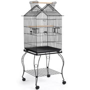 H145cm Open Top Metal Parrot Cage Bird Cage
