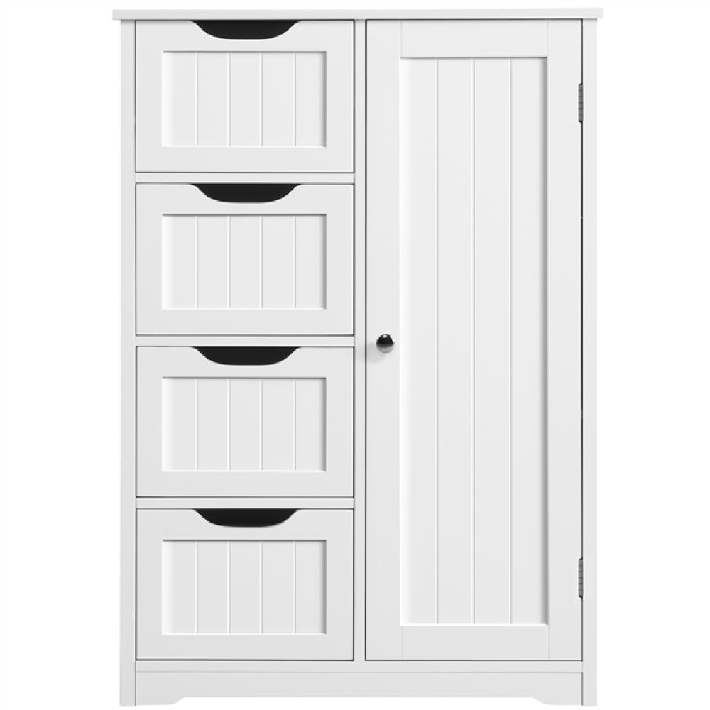 Large Wooden Bathroom Floor Cabinet