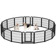 16pcs Dog Pen Pet Barrier Fence